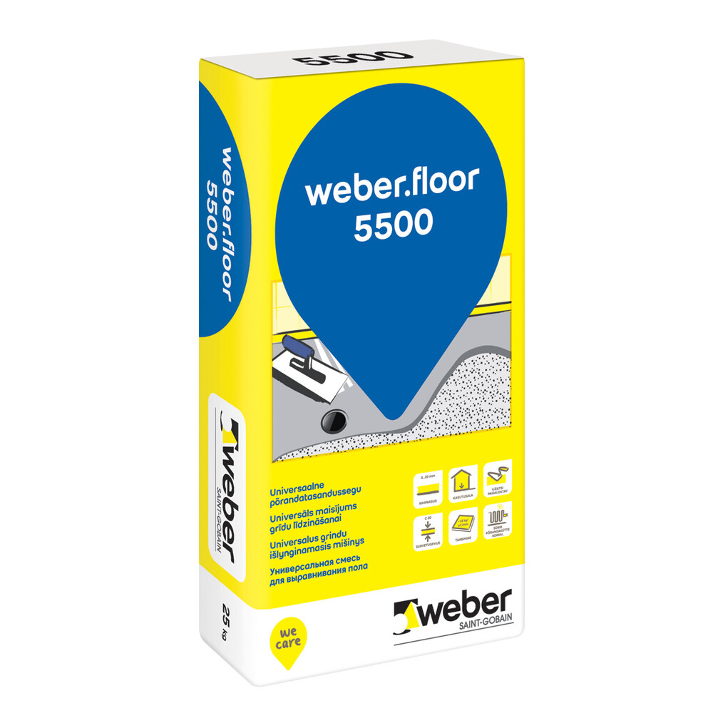 grīdas līdzinātājs weber.floor 5500